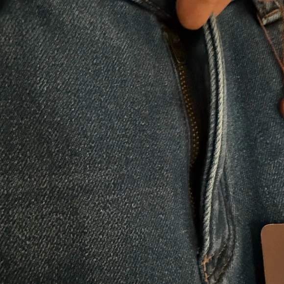 Loro Piana Fleece lined Straight Leg Jeans for women - Picture 7 of 16